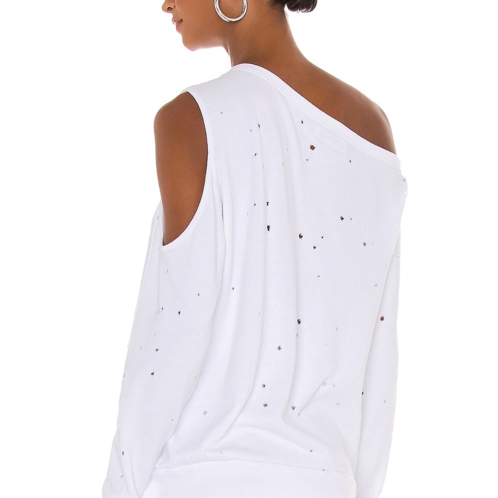 Michael Lauren Ventura pullover in white